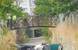 Kontrolden çıkan dondurmacı boş kanala kanala...