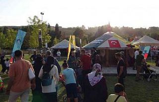 Konya Büyükşehir Belediyesinin standına yoğun...
