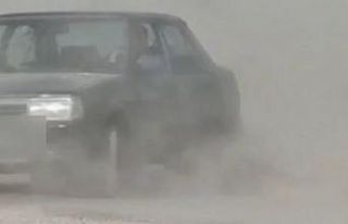 Konya’da drift yapan magandaya 9 bin 125 TL ceza