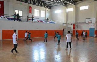 Kur’an kursu öğrencilerine  futsal etkinliği