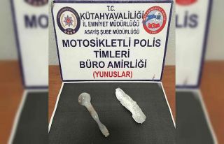 Kütahya’da bir şahsın üzerinde uyuşturucu bulundu