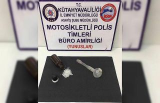 Kütahya’da şahsın üst aramasında uyuşturucu...