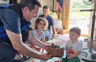 Kuyudan kurtarılan minik Aybars’a ilk ziyaret