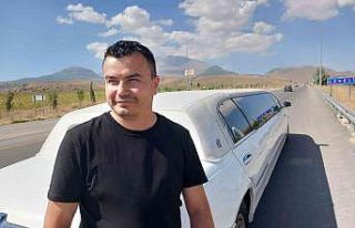 Limuzin ile Paris’ten memleketine geldi