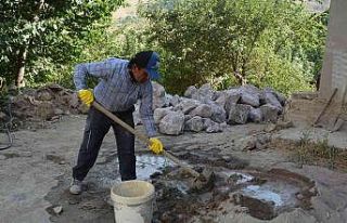 Mahalle sakinlerinden belediyeye destek