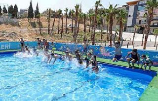 Mahalleye havuz geldi