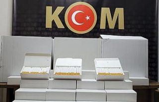 Malatya’da 210 bin kaçak makaron ele geçirildi