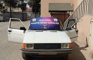 Mardin’de oto hırsızlarını güvenlik kameraları...