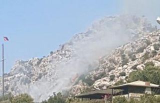 Marmaris’teki makilik yangını kontrol altına...