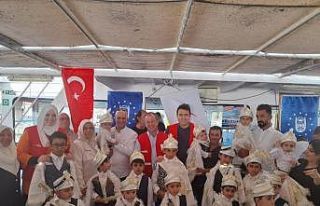 ‘Mavi Tur’la sünnet şöleni