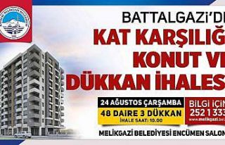 Melikgazi’den Bbattalgazi’de kat karşılığı...