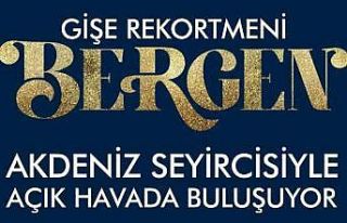 Mersin’de açık hava sinema gösterimi ’Bergen’...