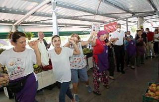 Mezitli Kadın Üretici Pazarları 8. yılını kutluyor