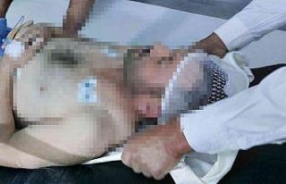 Minibüsün üzerinden düşen şoför ağır yaralandı