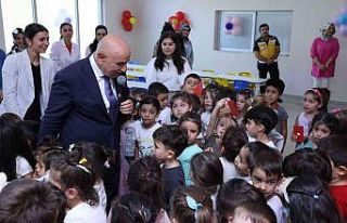 Minikler için ‘hoş geldiniz pastası’ kesildi