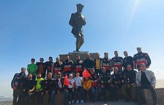 Motosiklet tutkunları “Süvarinin İzinden"...