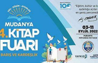 Mudanya’da 4. Kitap Fuarı 3 Eylül’de başlıyor