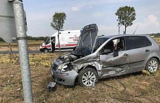 Muratlı çevreyolunda kaza: 6 yaralı