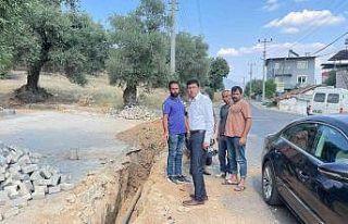 Nazilli’de deforme olan iyi su boruları yenileniyor