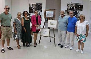 Nejat Orhan Sulu Boya Sergisi Didimli sanatseverlerle...