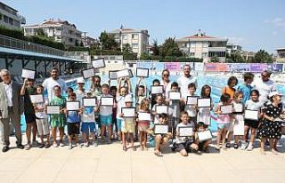 Nilüfer’de yüzlerce çocuk sertifika heyecanı...