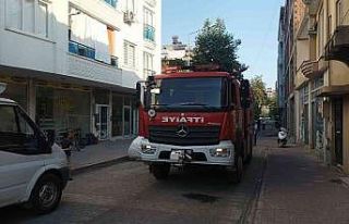 Odunluk yangını korkuttu