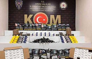 Ordu’da kaçak tütün operasyonu