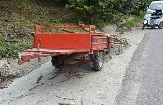 Ordu’da patpat devrildi: 2’si çocuk 3 yaralı