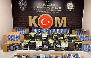 Ordu’da piyasa değeri 1,5 milyon TL olan kaçak...