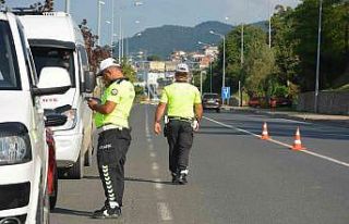Ordu’da sürücülere emniyet kemeri uygulaması