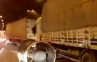 Osmaniye’de otoyolda tünelin havalandırma fanı...