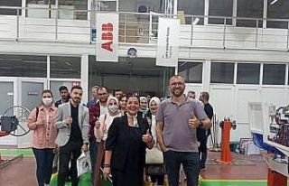 OSMEK kursiyeleri Gemlik Serbest bölgede bilgilerini...