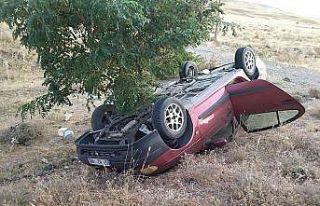 Otomobil takla attı: 1 yaralı