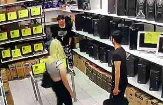 Otomobilden çaldıkları laptopu sattılar, güvenlik...