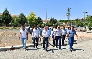 Özal mahallesine halı saha inşa ediliyor