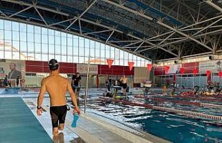 (ÖZEL) Olimpik yüzme havuzunun açılması ile olimpiyatlara...