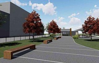 Ozulu Caddesi’nde yapılacak olan park için çalışmalar...