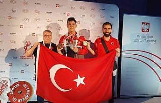 Pamukkaleli halterci Avrupa üçüncüsü oldu