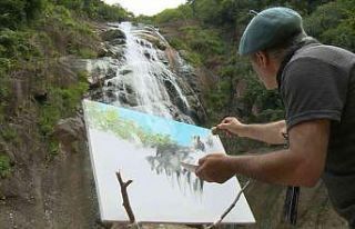Ressamlar Rize’nin tarihi ve doğal güzelliklerini...