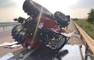 Robs demiri traktör sürücüsünün hayatını kurtardı