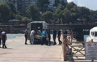 Sabah girdiği denizden cesedi çıkarıldı