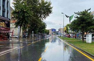 Sakarya’da yağış etkili oluyor