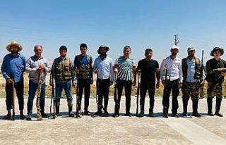 Samsat’ta sürek avı yapıldı