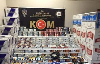 Samsun’da 472 bin 800 dal dolu ve boş makaron ele...