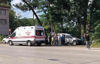 Samsun’da trafik kazası: 2 yaralı