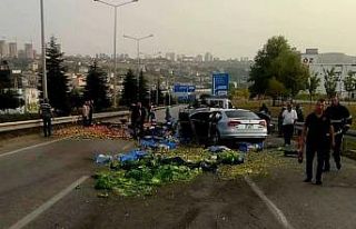 Samsun’da trafik kazası: 3 yaralı
