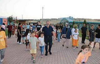 Şehit çocuklarına lunapark sürprizi
