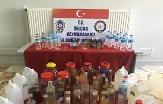 Selçuk’ta sahte içki operasyonu