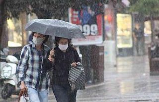 Sıcak hava yerini yağışa bırakıyor