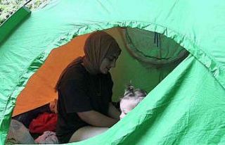 Sıcaktan bunalanlar Borçka Karagöl’e akın etti